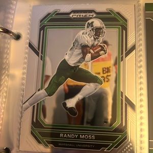 number 83  randy moss football card